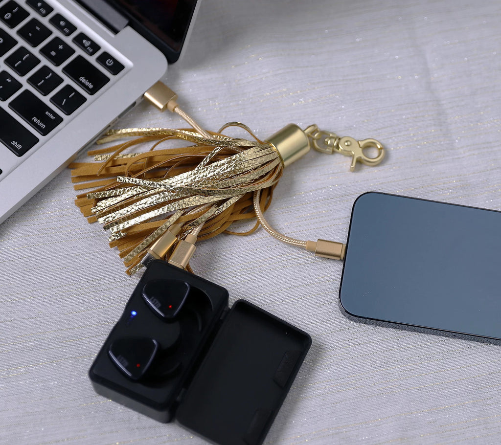 The Olivia 4 in 1 Universal Charging Tassel v2 - WITH UPGRADED TECH!