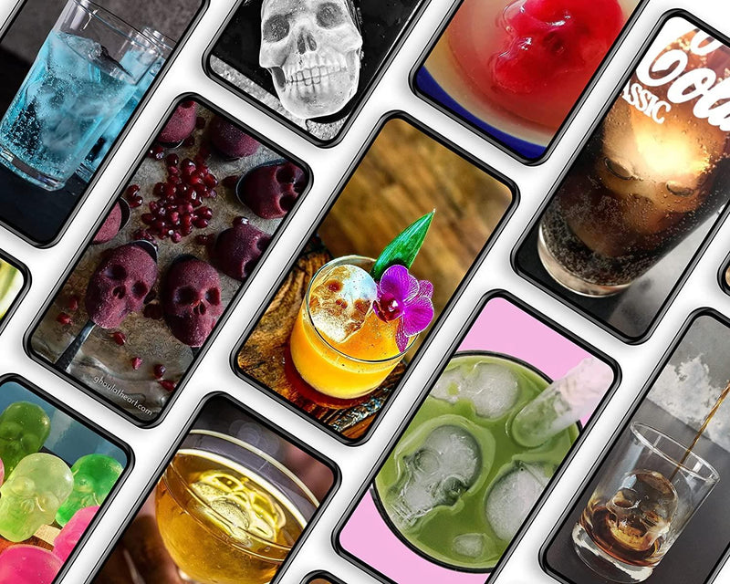 3D Skull Ice Cube Molds