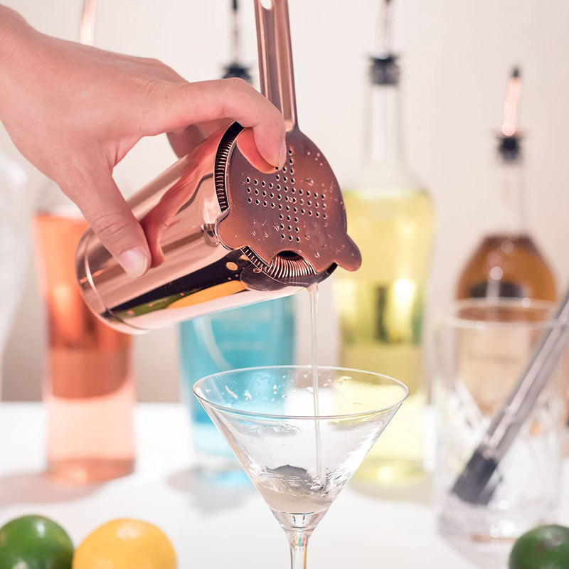 Hammered Cocktail Shaker Set with Bar Tools
