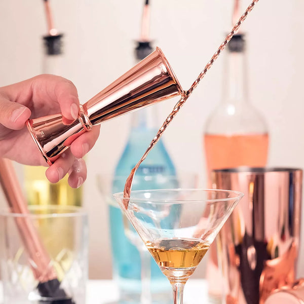 Hammered Cocktail Shaker Set with Bar Tools